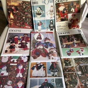 Christmas sewing VIP Holiday Craft Pattern Set of nine 🪡